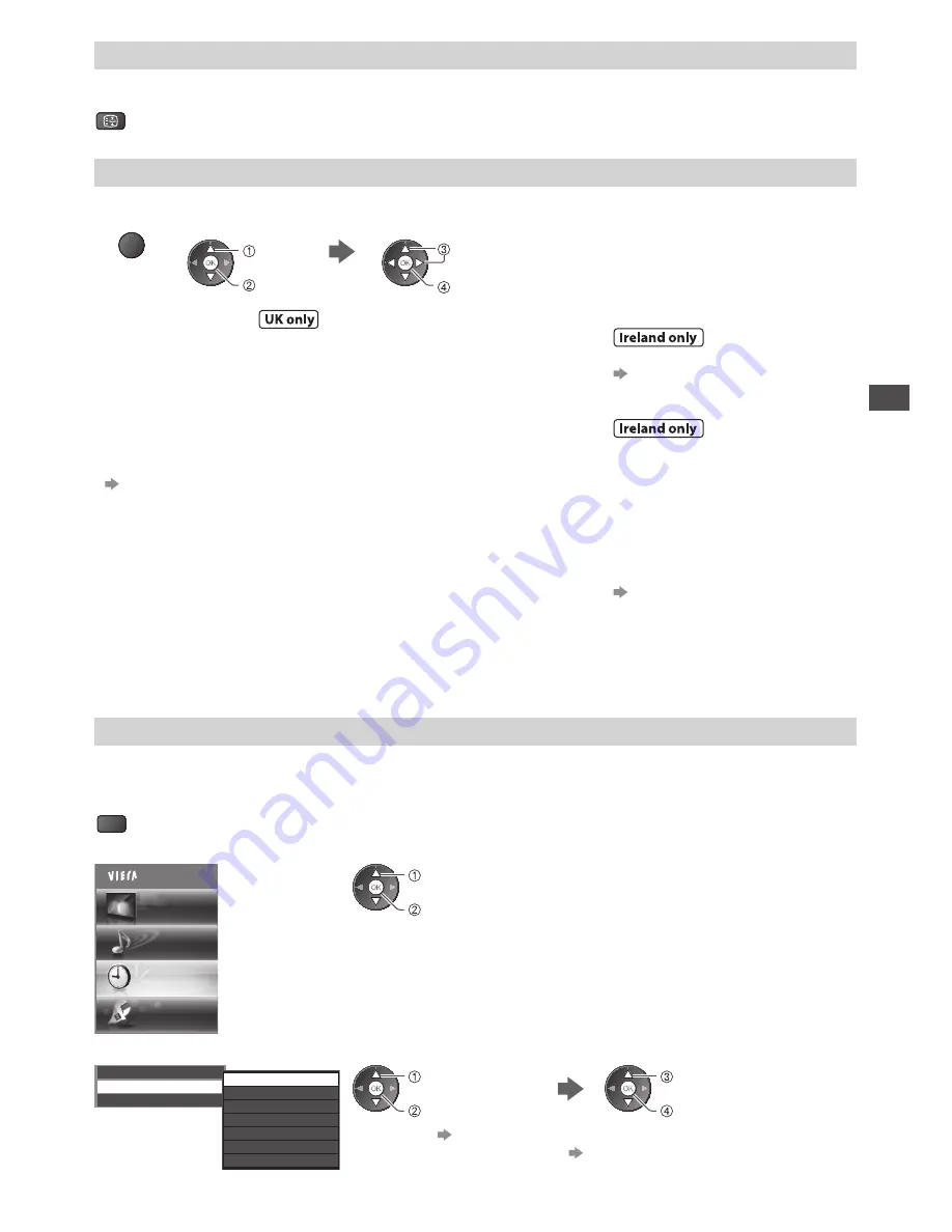 Panasonic TX-P42S31B Operating Instructions Manual Download Page 19