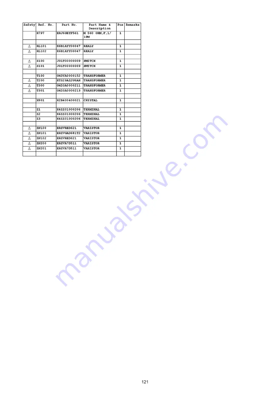 Panasonic TX-PR37C10 Service Manual Download Page 133