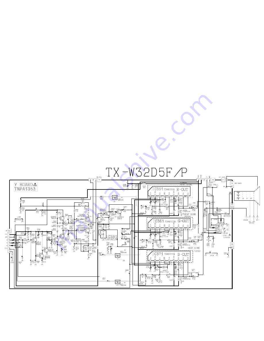 Panasonic TX-W28D5F Service Manual Download Page 36