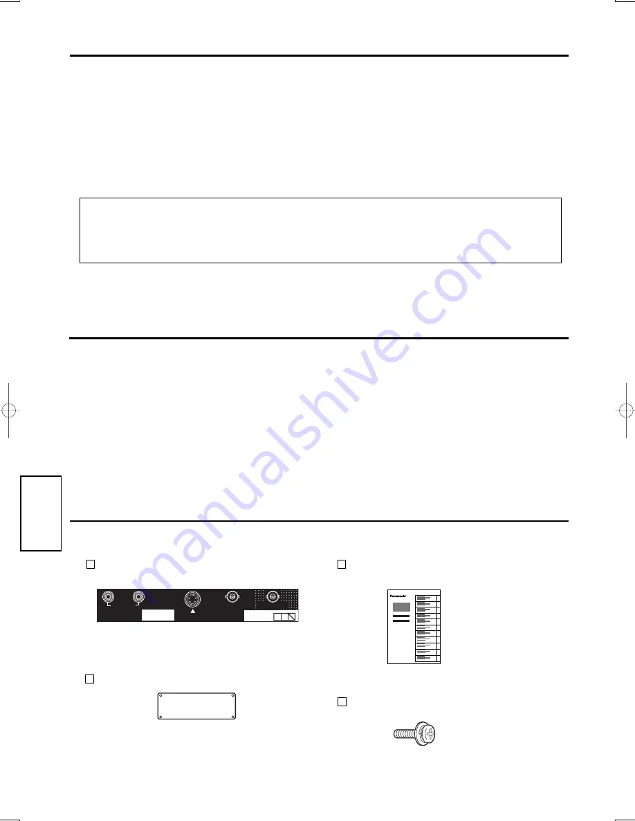 Panasonic TY-42TM6B - Monitor Terminal Expansion Board Скачать руководство пользователя страница 16