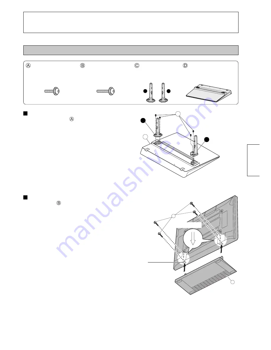 Panasonic TY-ST50VX100 Installation Instructions Manual Download Page 11