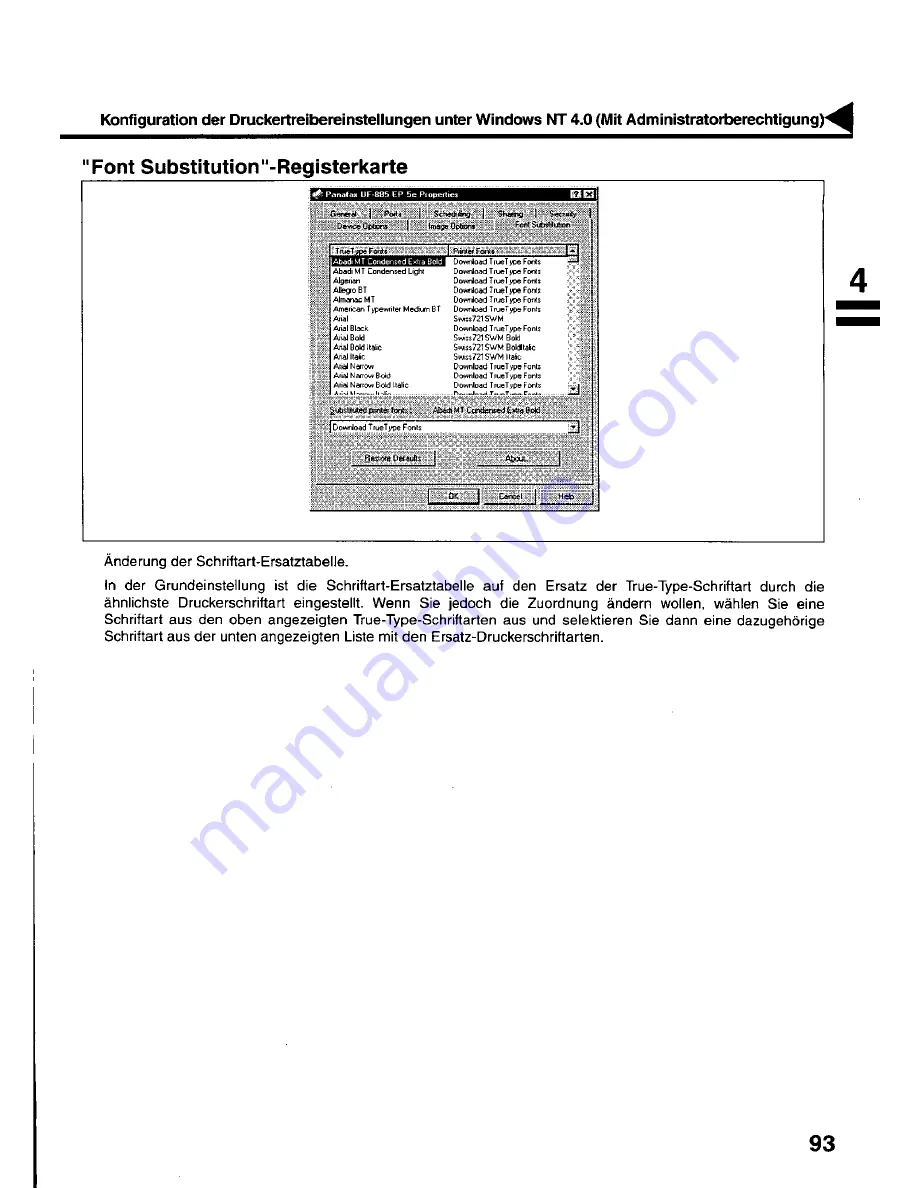 Panasonic UF 885 - Panafax B/W Laser User Manual Download Page 95