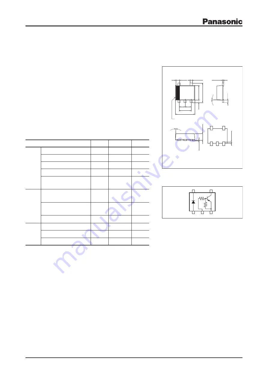 Panasonic UP0KG8D Specification Sheet Download Page 1