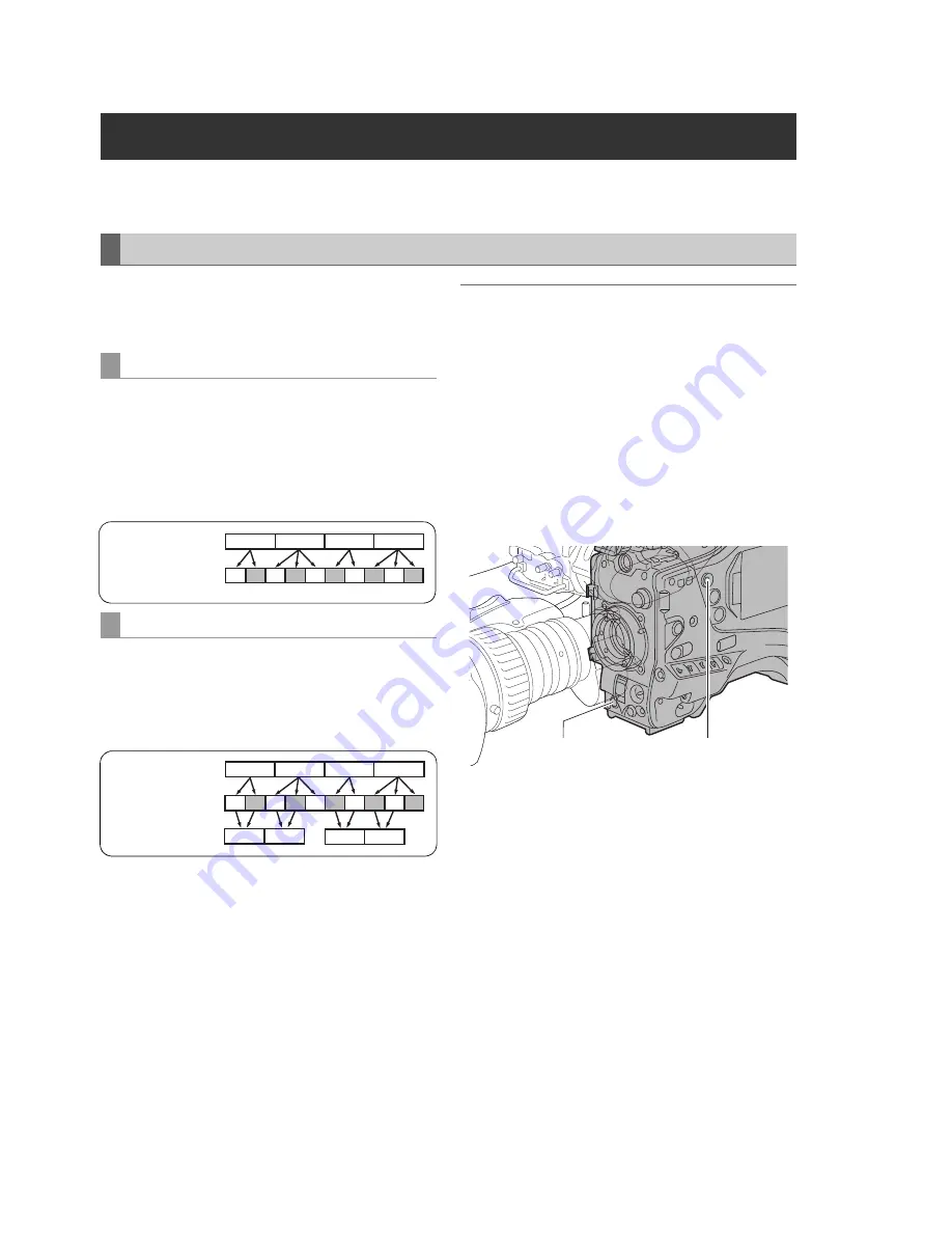 Panasonic VariCam AJ-HPX3700G Operating Instructions Manual Download Page 36