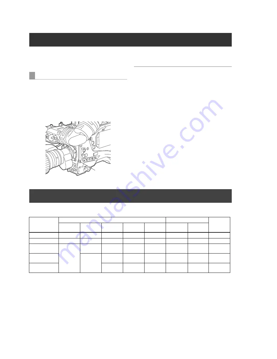 Panasonic VariCam AJ-HPX3700G Operating Instructions Manual Download Page 48