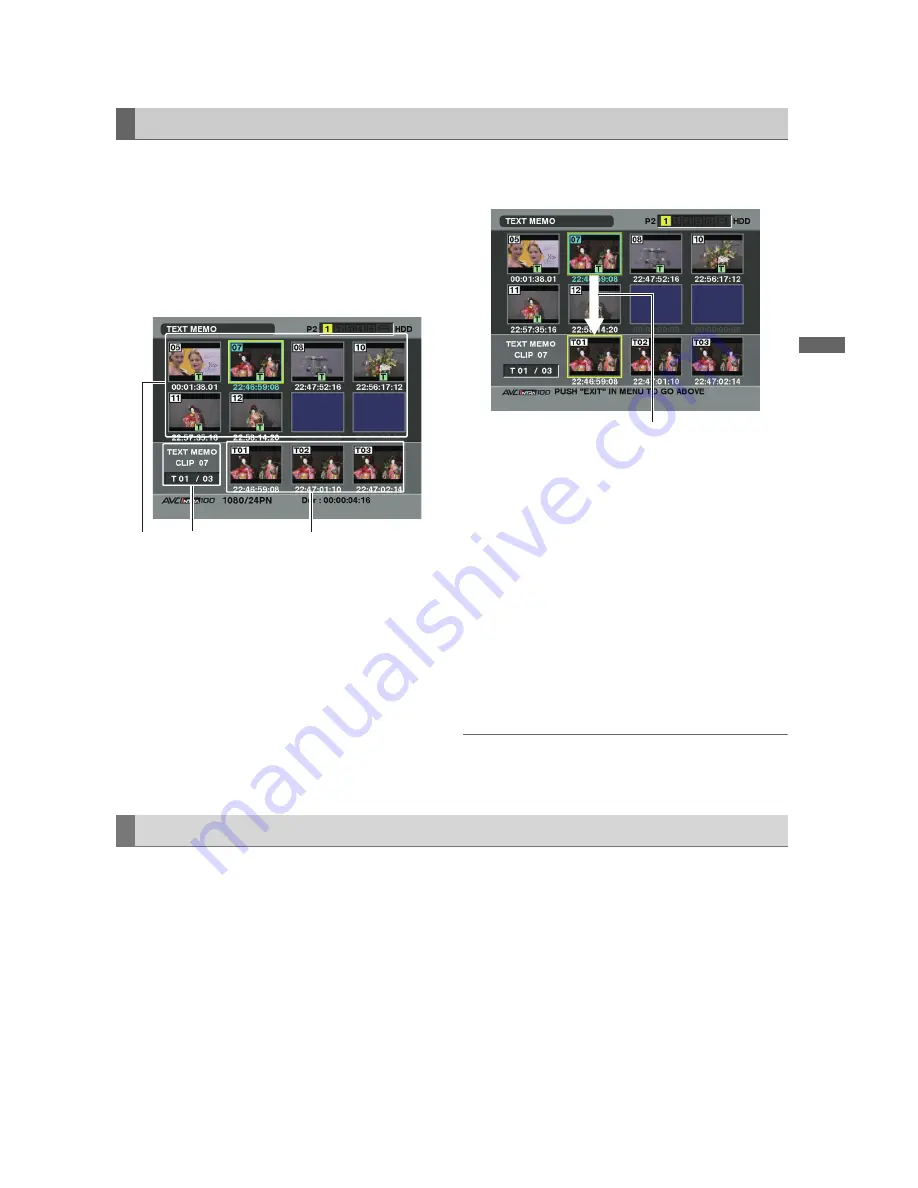 Panasonic VariCam AJ-HPX3700G Operating Instructions Manual Download Page 133