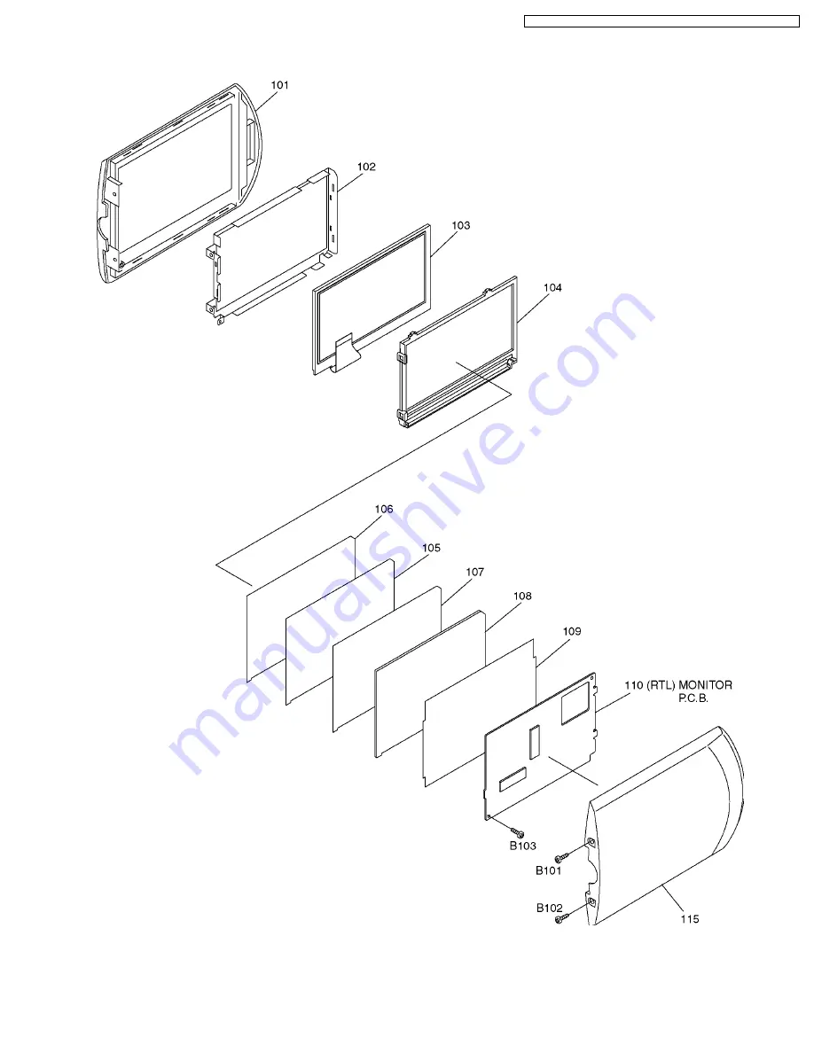 Panasonic VDR-D310E Service Manual Download Page 53