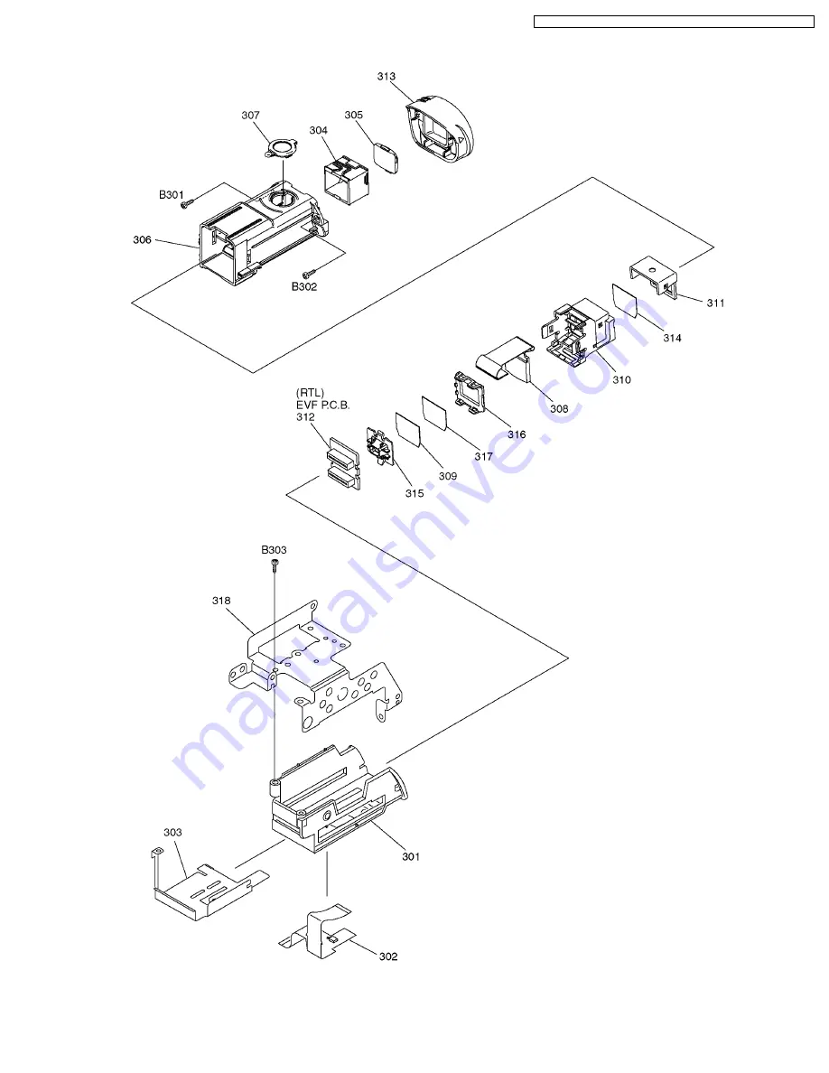 Panasonic VDR-D310E Service Manual Download Page 55