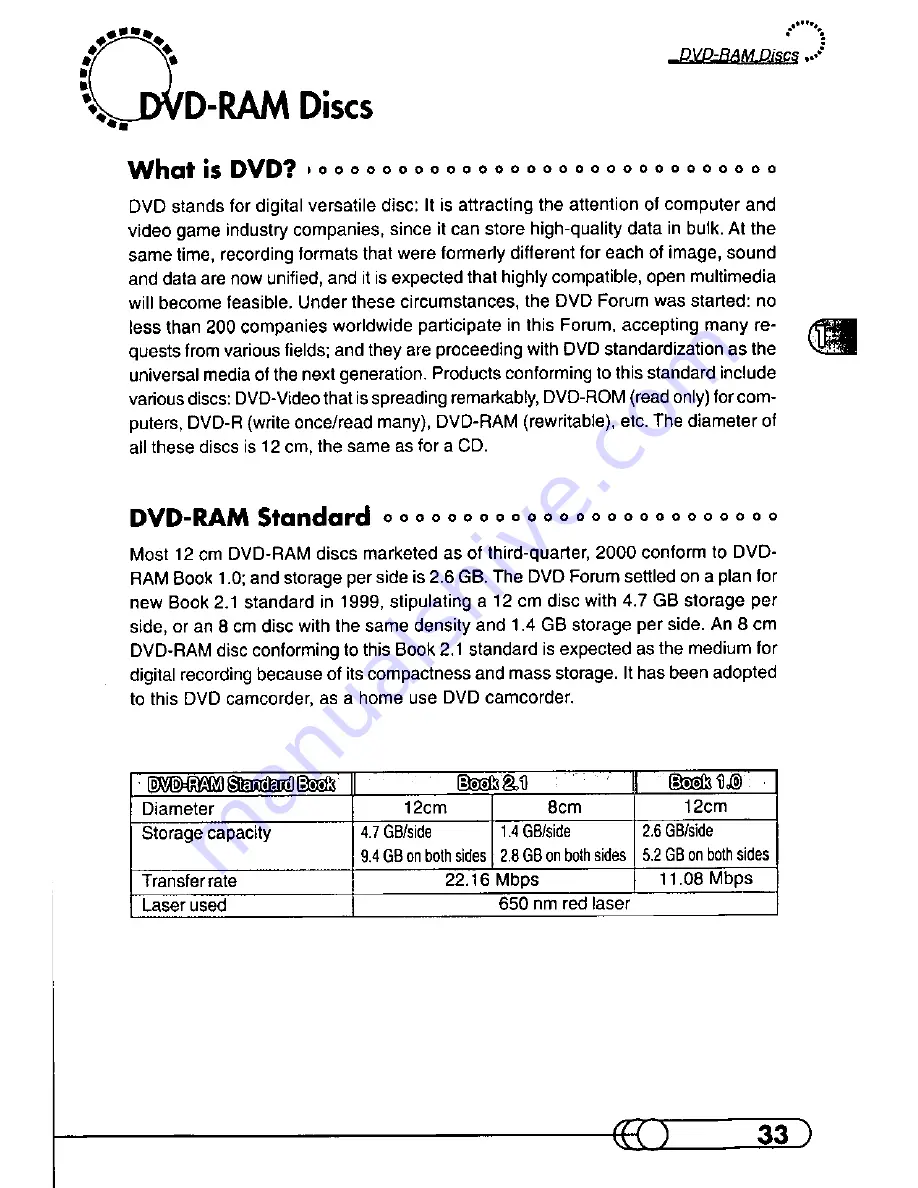 Panasonic VDR-M10 Operating Manual Download Page 33