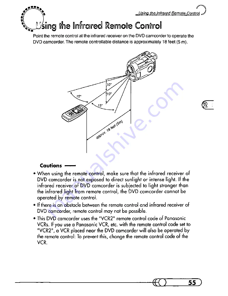 Panasonic VDR-M10 Operating Manual Download Page 55