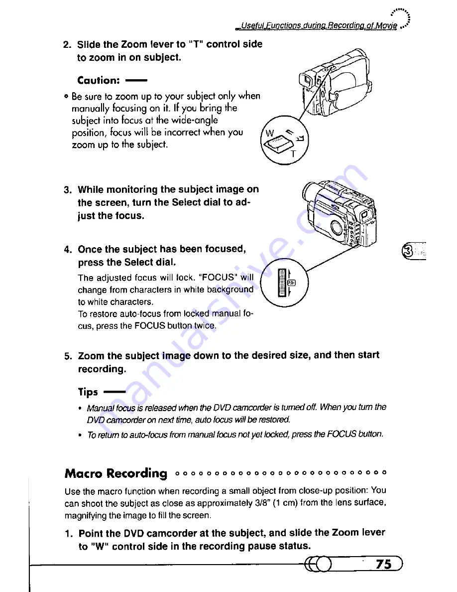 Panasonic VDR-M10 Operating Manual Download Page 75