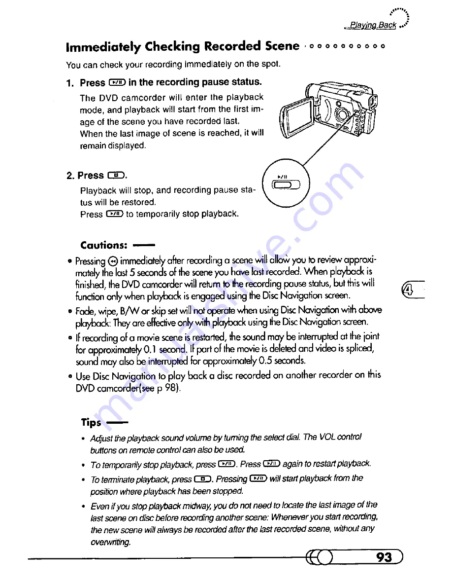 Panasonic VDR-M10 Operating Manual Download Page 93