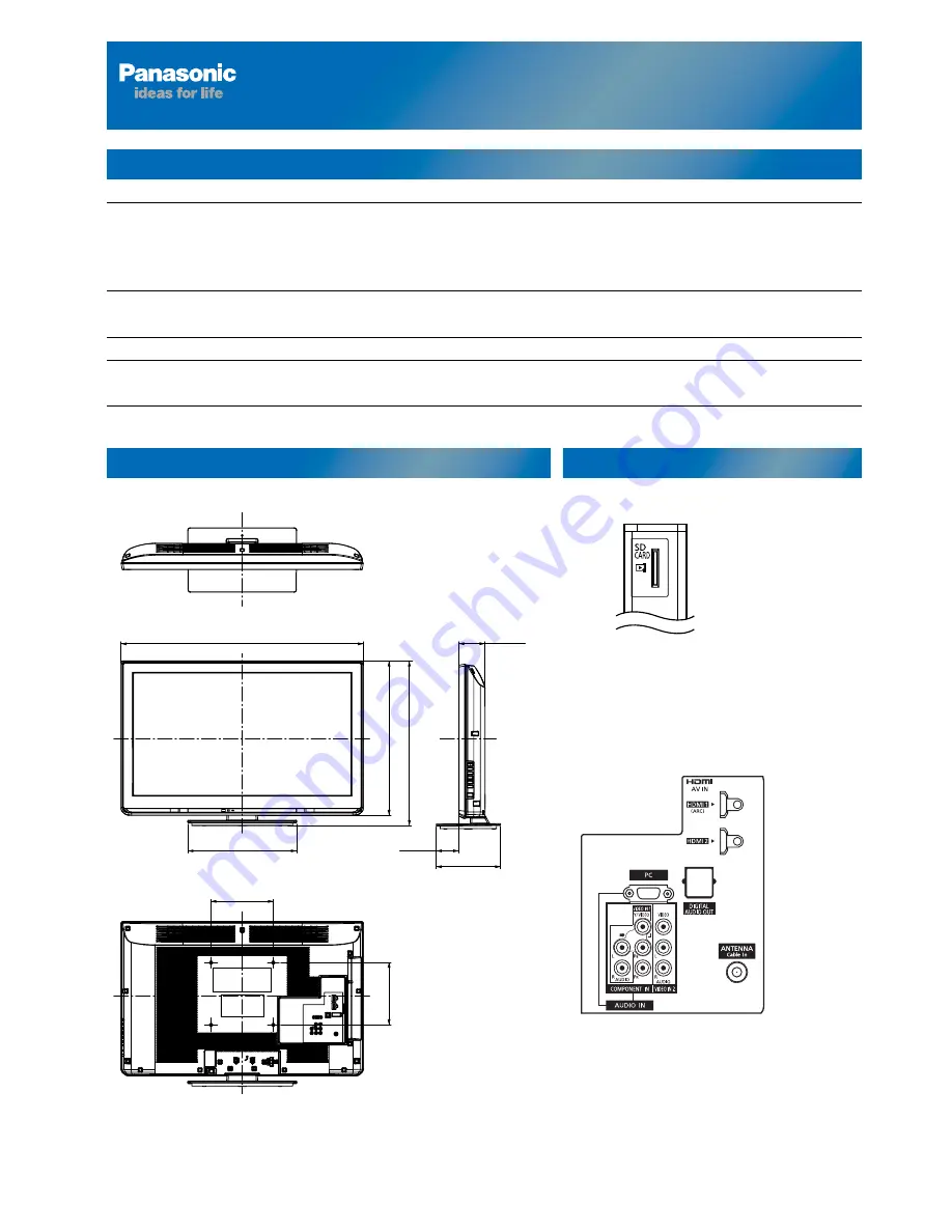 Panasonic Viera TC-32LX34 Скачать руководство пользователя страница 48