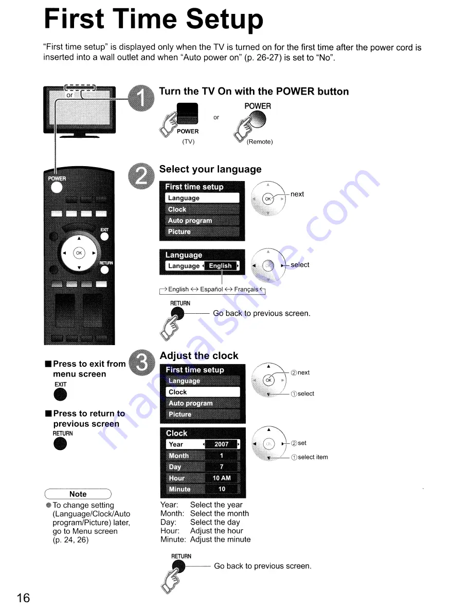 Panasonic Viera TC-32LX700 Operating Instructions Manual Download Page 16