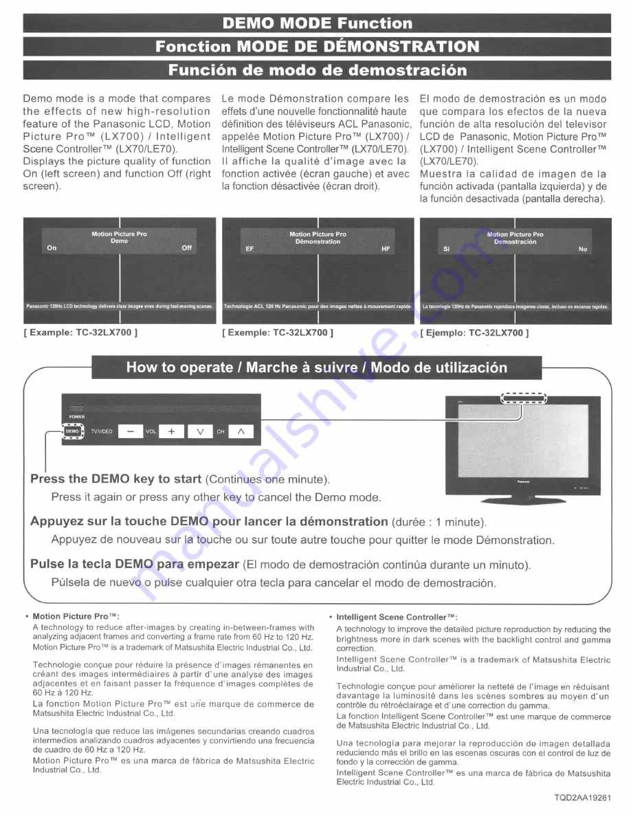 Panasonic Viera TC-32LX700 Скачать руководство пользователя страница 59