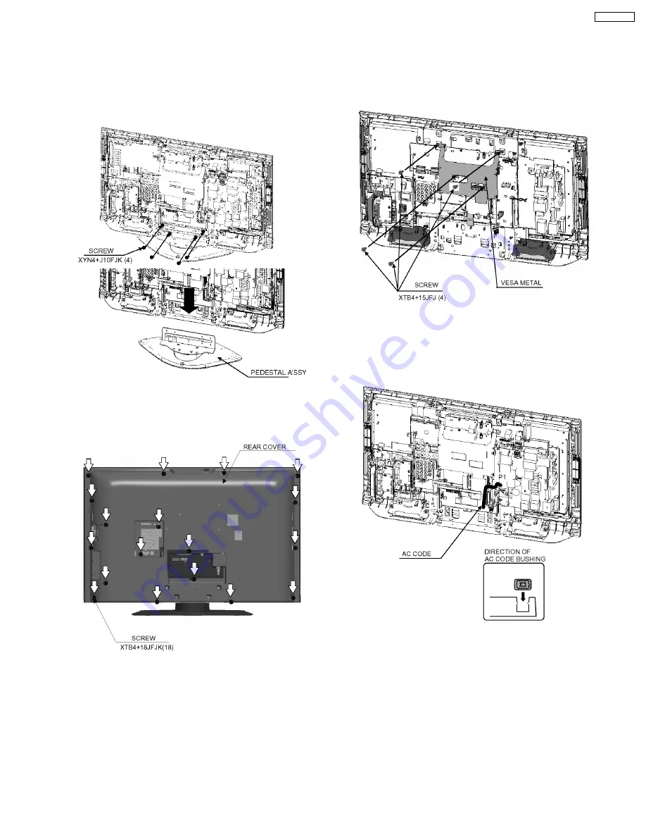 Panasonic Viera TC-32LX700 Service Manual Download Page 9