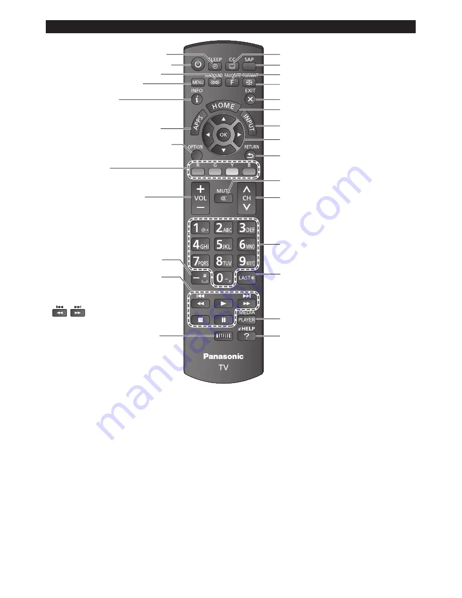 Panasonic Viera TC-50LE64 (Spanish) Manual De Usuario Download Page 16