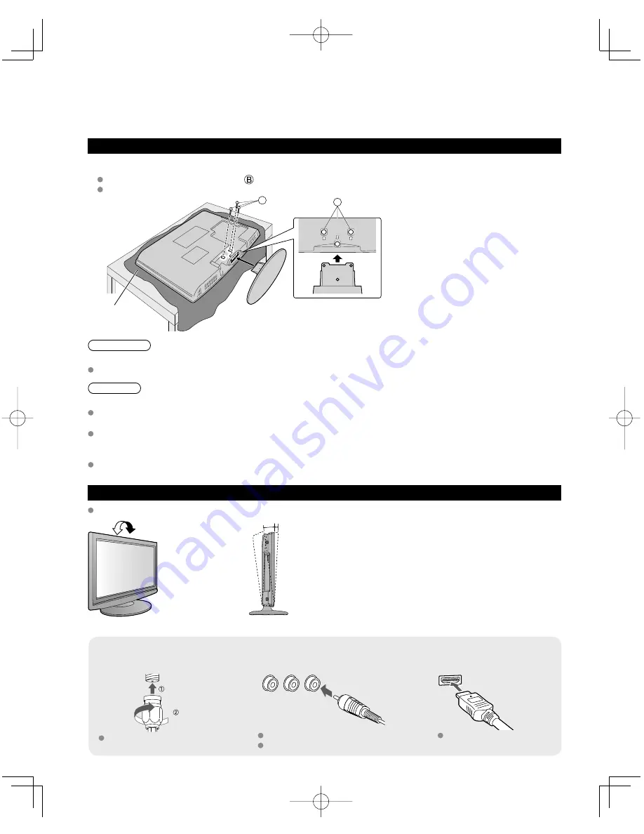 Panasonic Viera TC-L22C22X Operating Instructions Manual Download Page 9