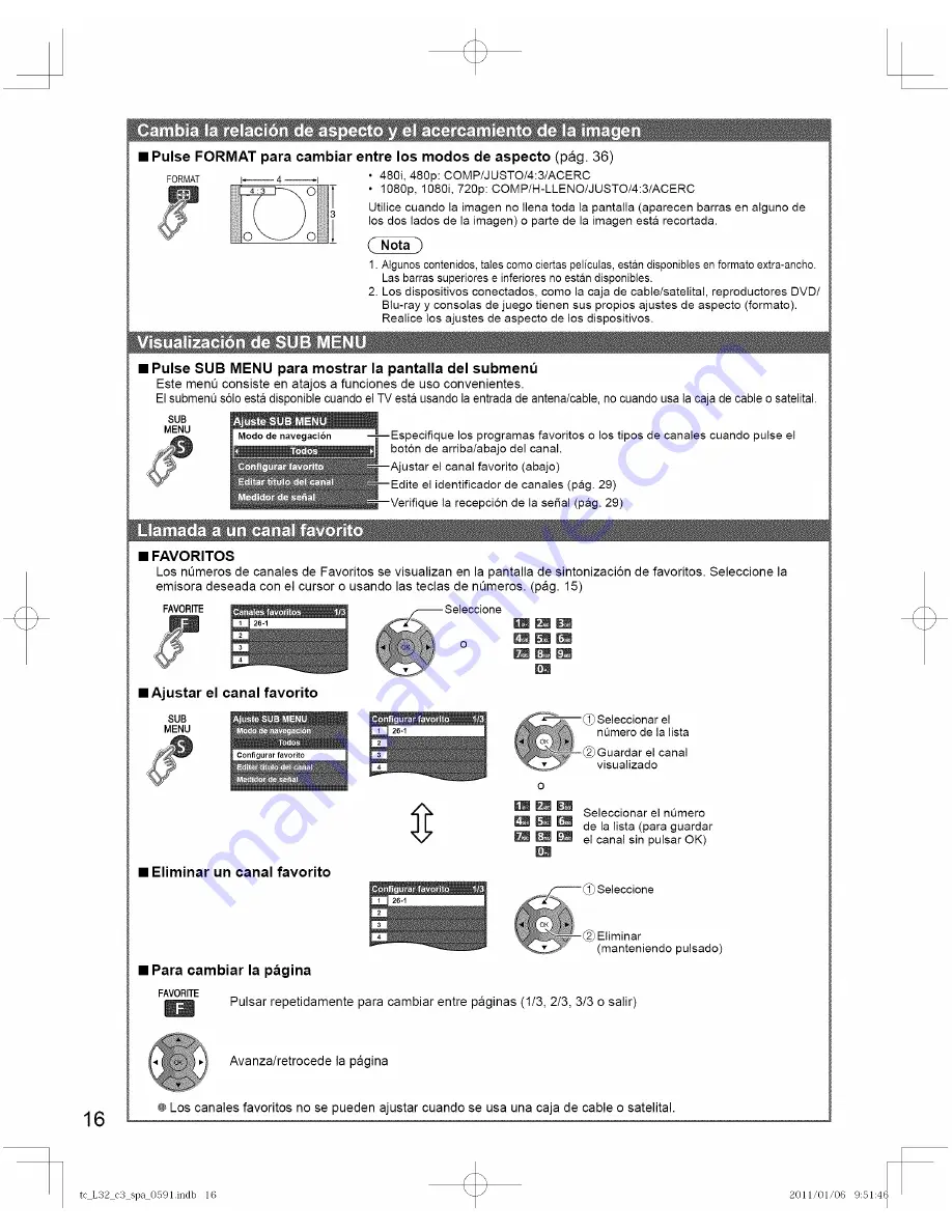 Panasonic VIERA TC-L32C3 Owner'S Manual Download Page 62