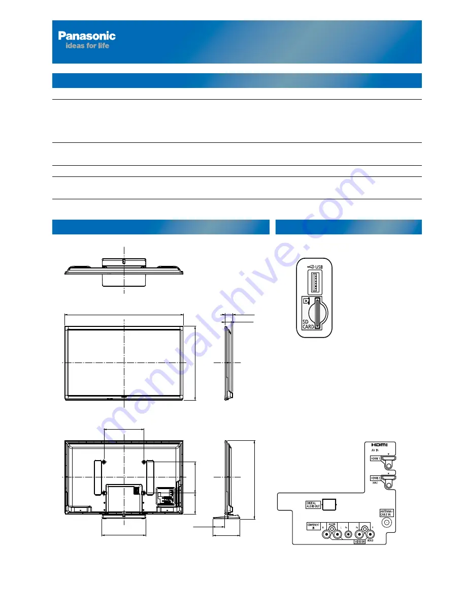 Panasonic Viera TC-P50U50 Owner'S Manual Download Page 42