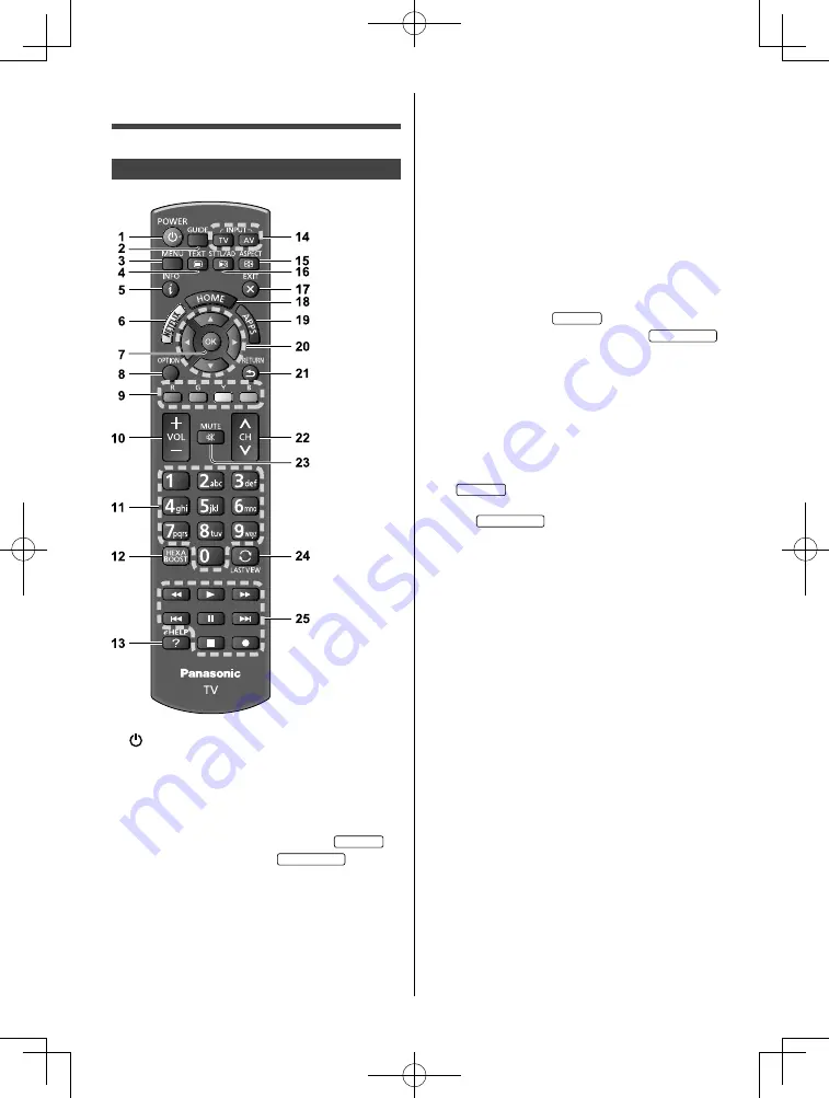 Panasonic VIERA TH-32ES500Z Operating Instructions Manual Download Page 19