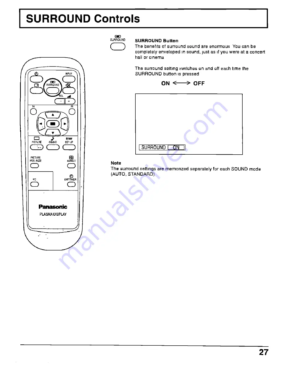 Panasonic Viera TH-37PWD4 User Manual Download Page 27