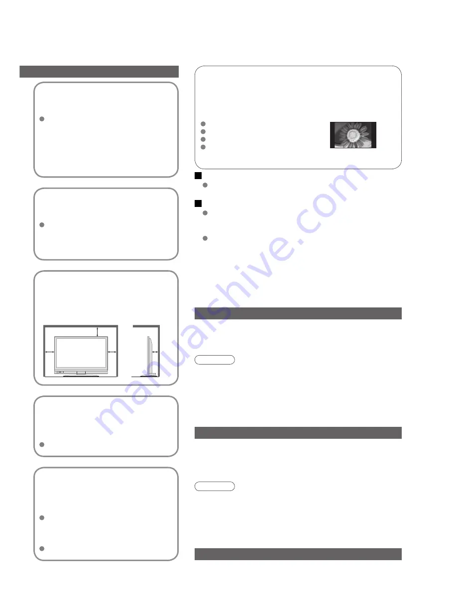 Panasonic Viera TH-37PX70BA Operating Instructions Manual Download Page 5