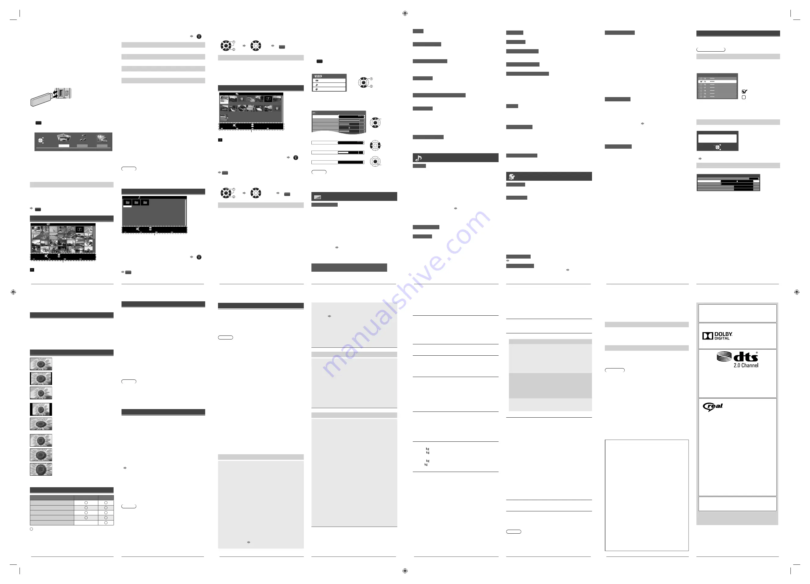 Panasonic Viera TH-39A400X Operating Instructions Download Page 2