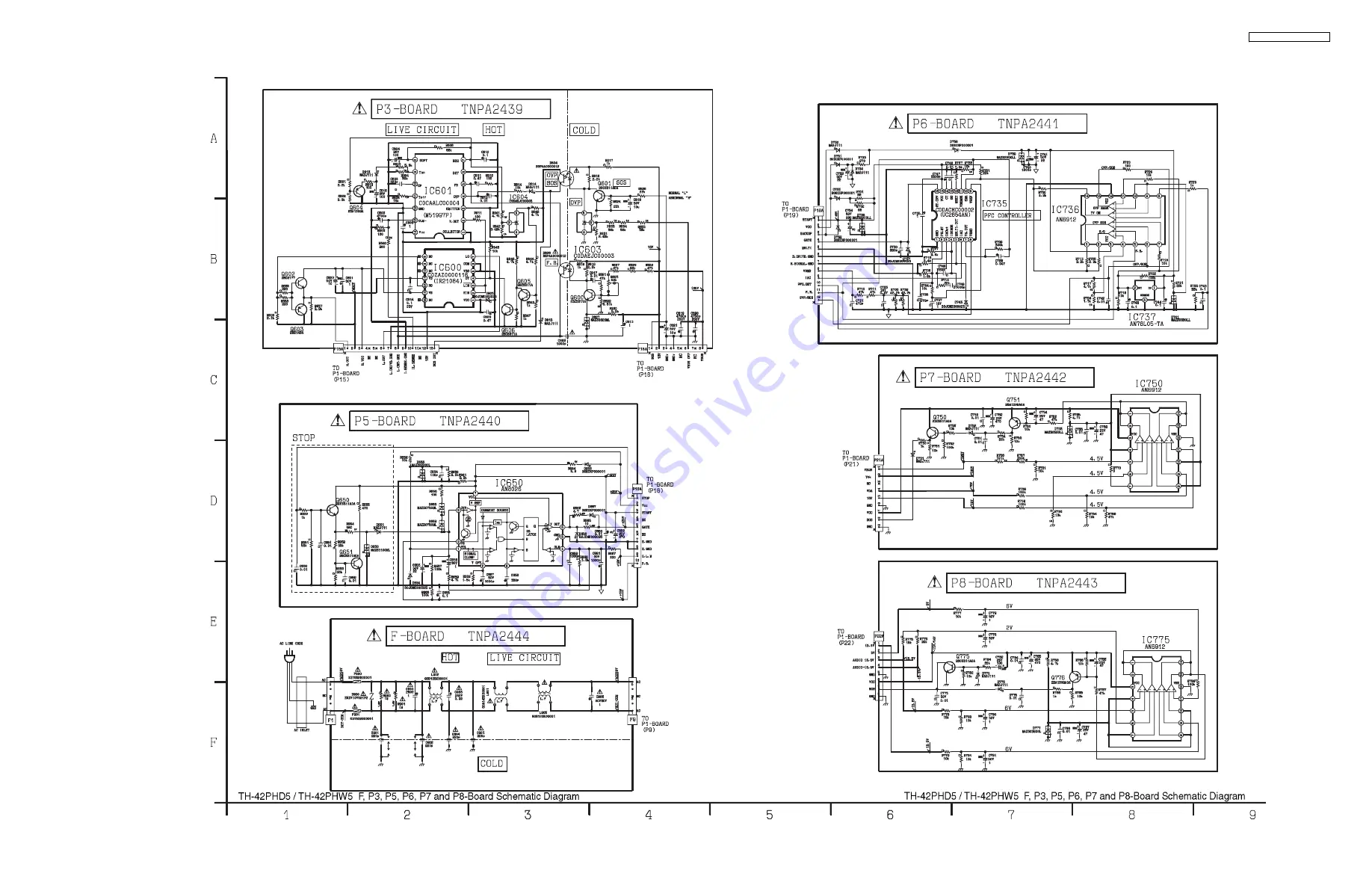 Panasonic Viera TH-42PHD5 Service Manual Download Page 69