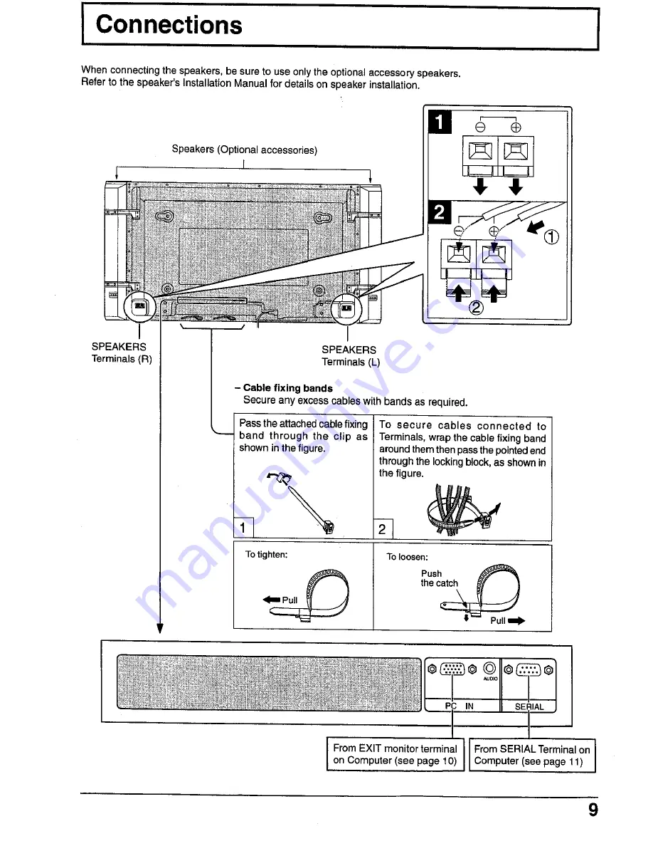 Panasonic Viera TH-42PWD4 Operating Instructions Manual Download Page 9