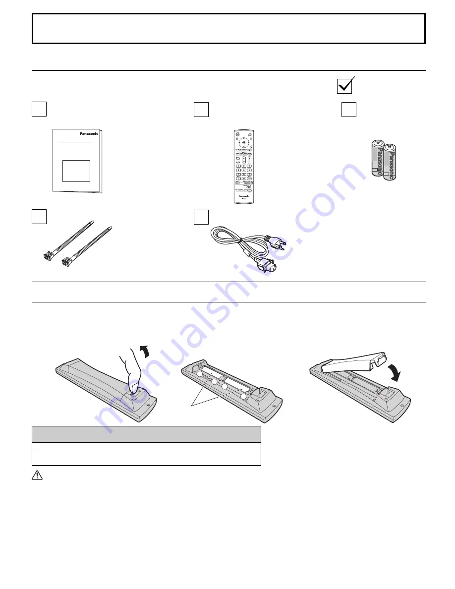 Panasonic Viera TH-50PF10UK Operating Instructions Manual Download Page 8