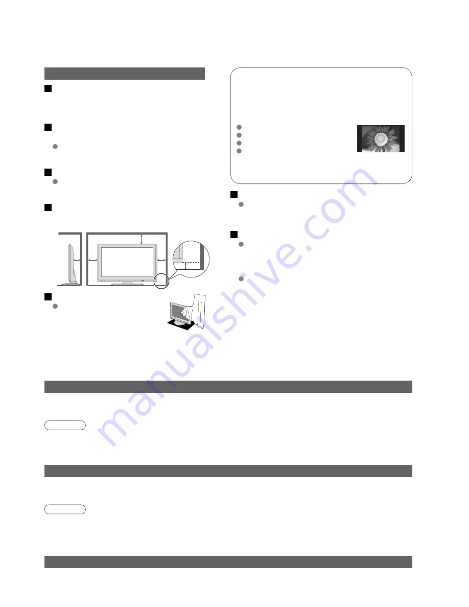 Panasonic Viera TH-58PZ700A Operating Instructions Manual Download Page 5