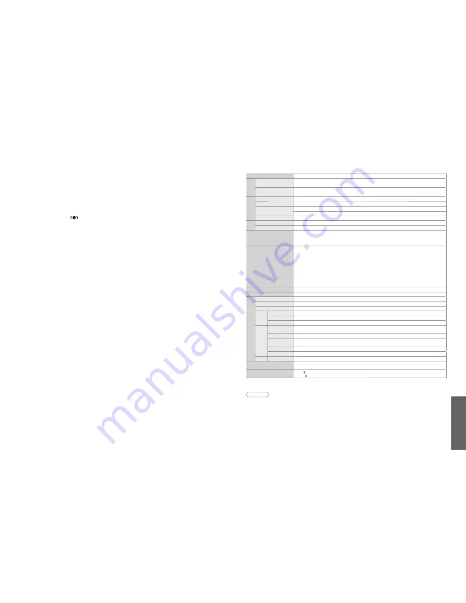 Panasonic Viera TH-65PV600E Operating Instructions Manual Download Page 20