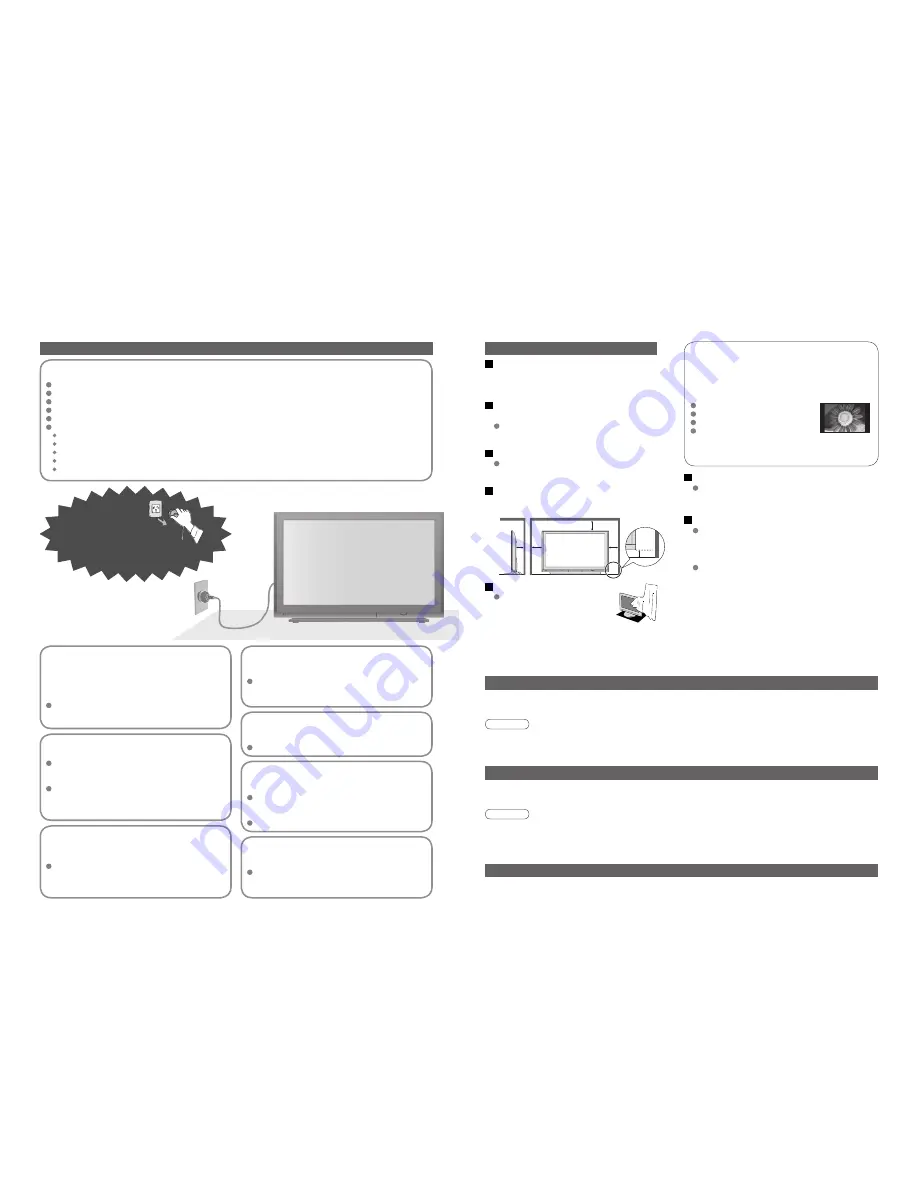 Panasonic Viera TH-65PZ700A Operating Instructions Manual Download Page 3