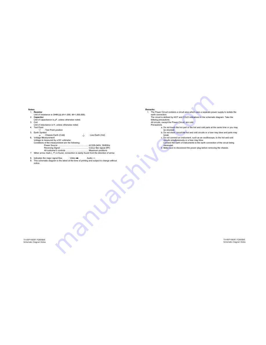 Panasonic Viera TH-65PZ800B Service Manual Download Page 45