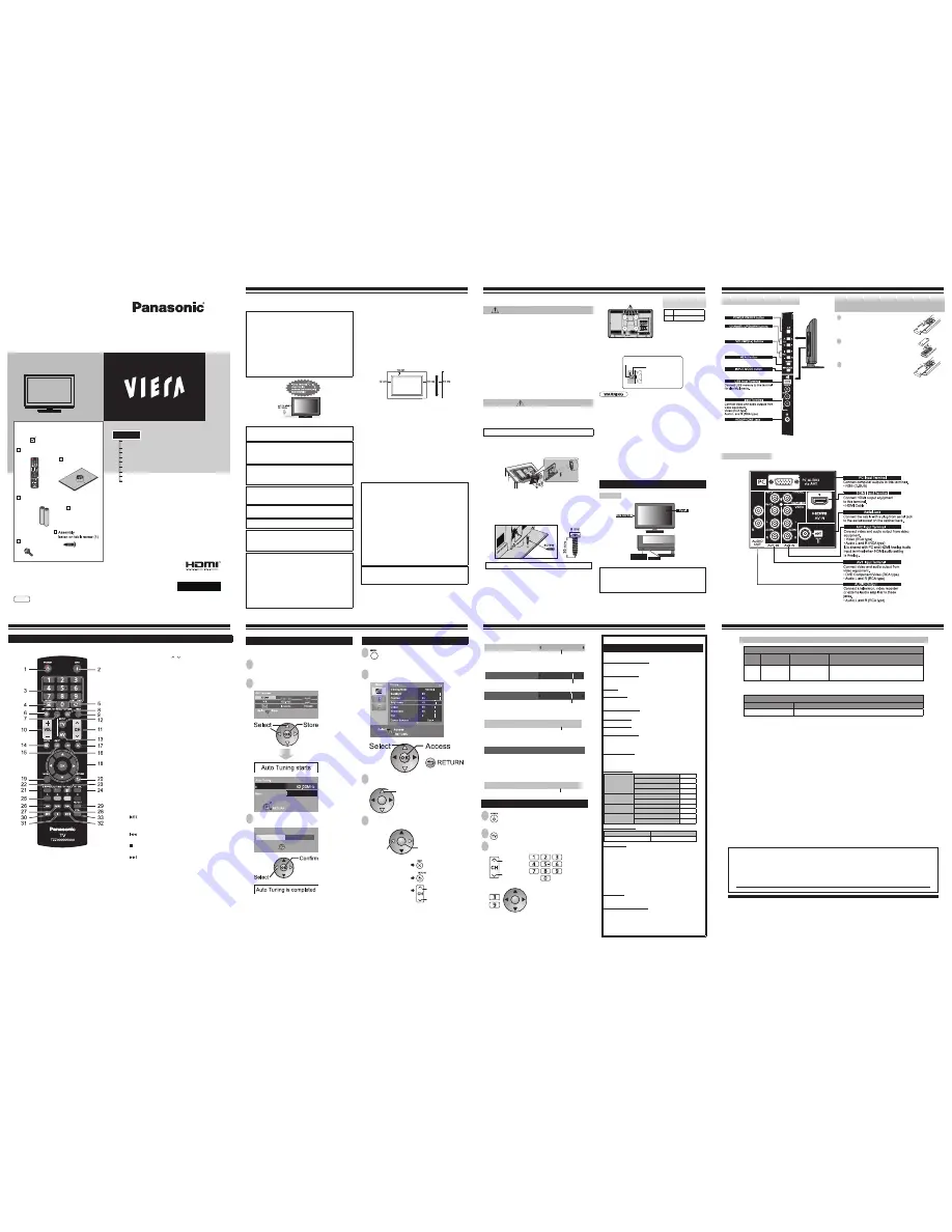 Panasonic Viera TH-L32C5M Operating Instructions Download Page 1