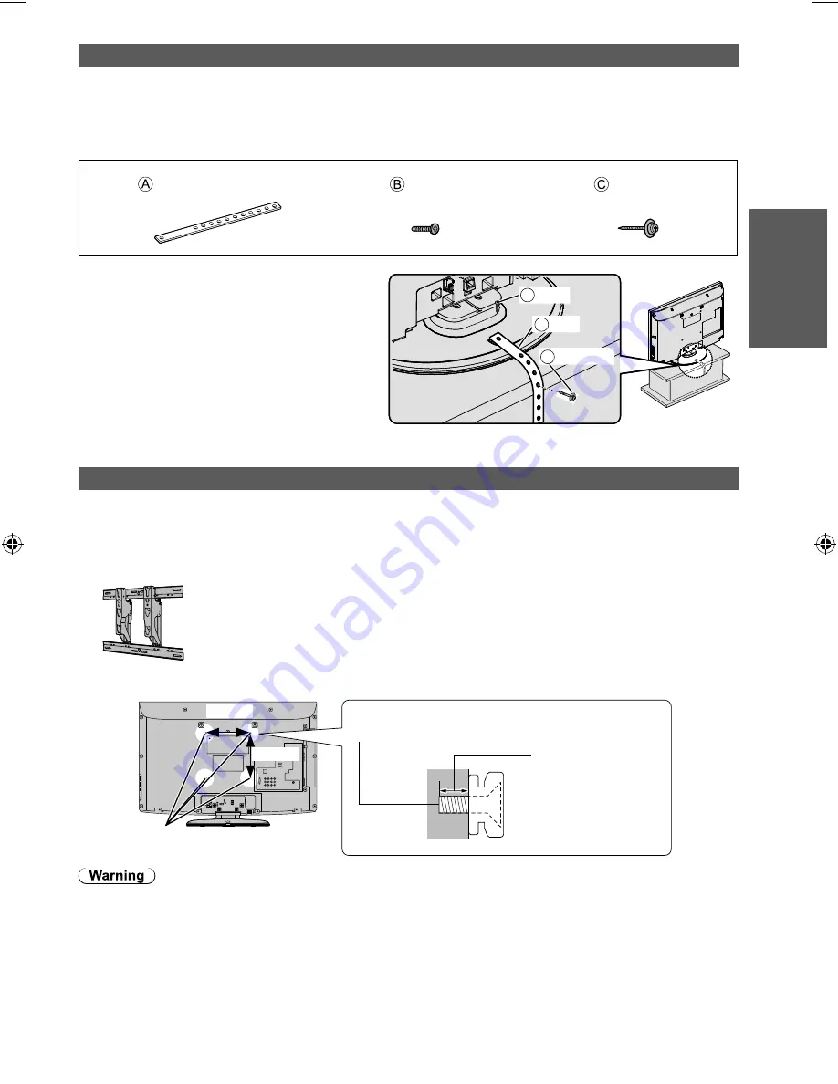 Panasonic Viera TH-L32U20Z Operating Instructions Manual Download Page 7