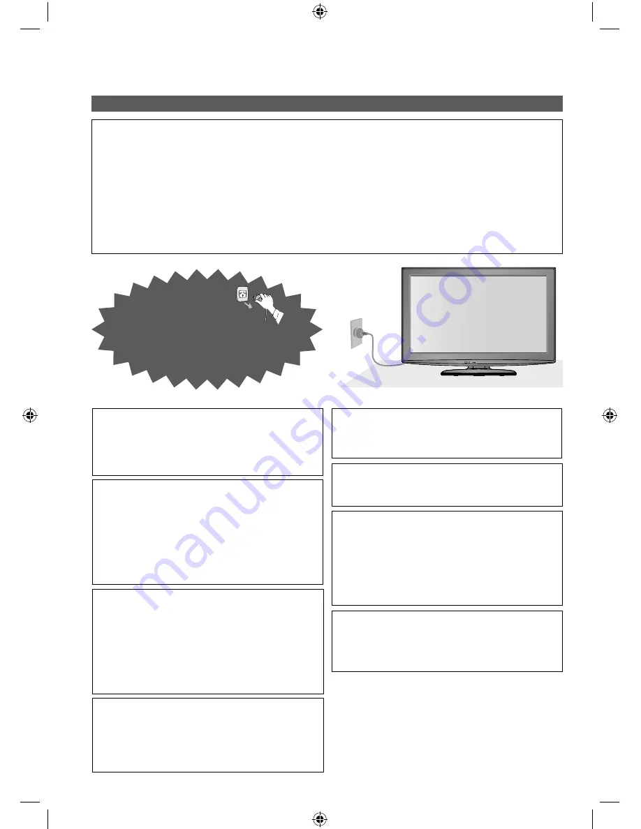 Panasonic VIERA TH-L32X25A Operating Instructions Manual Download Page 4