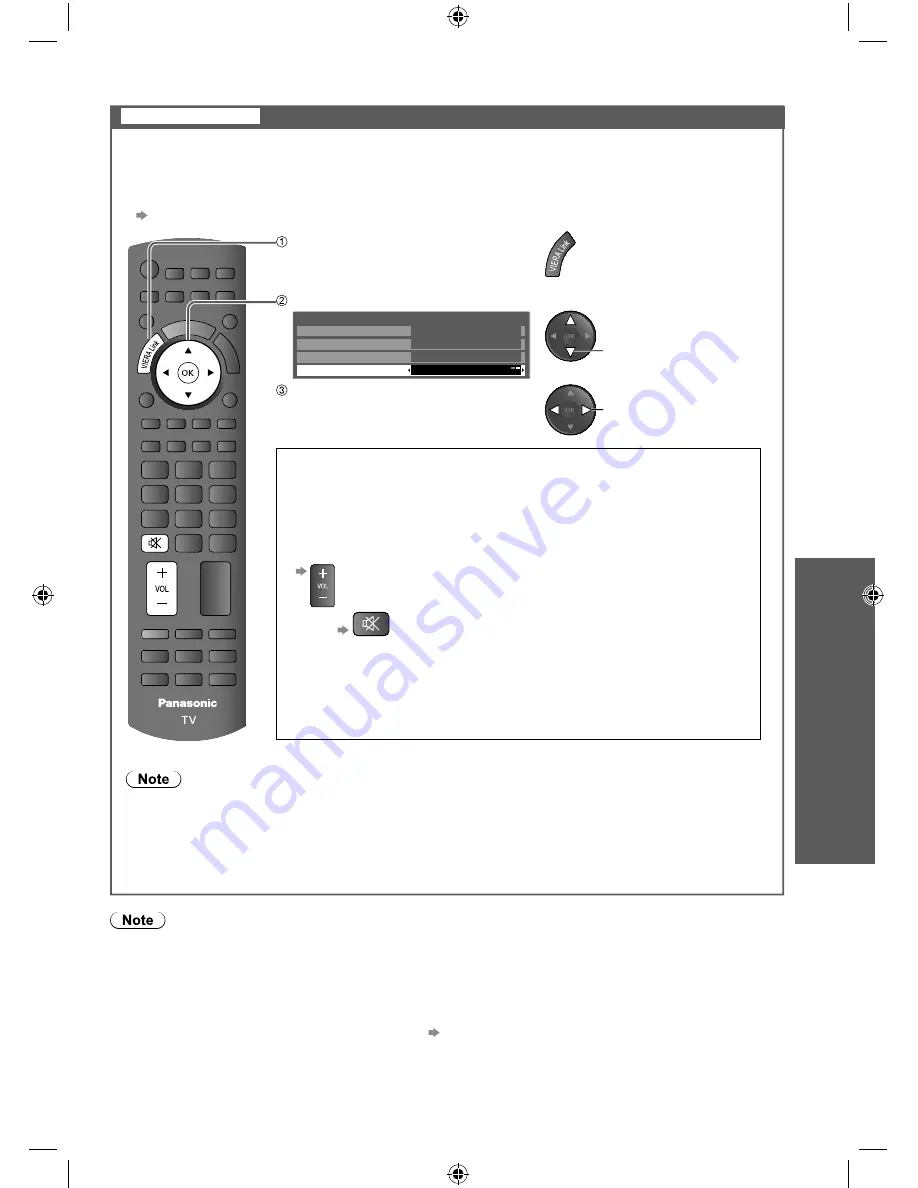 Panasonic VIERA TH-L32X25A Operating Instructions Manual Download Page 51