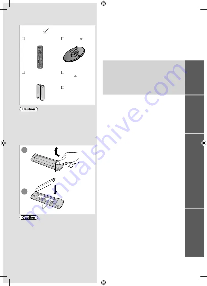 Panasonic VIERA TH-L42U20A Operating Instructions Manual Download Page 3