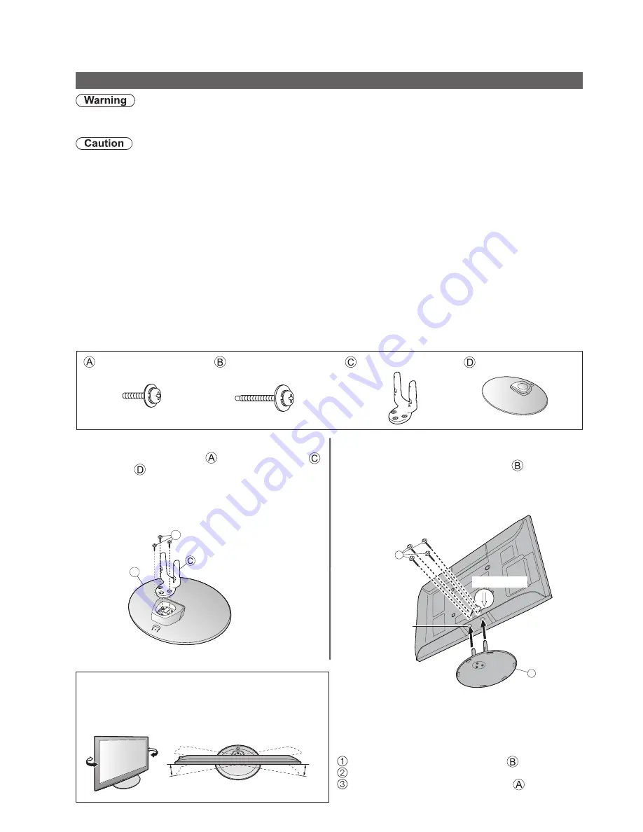 Panasonic Viera TH-P42GT20D Скачать руководство пользователя страница 7