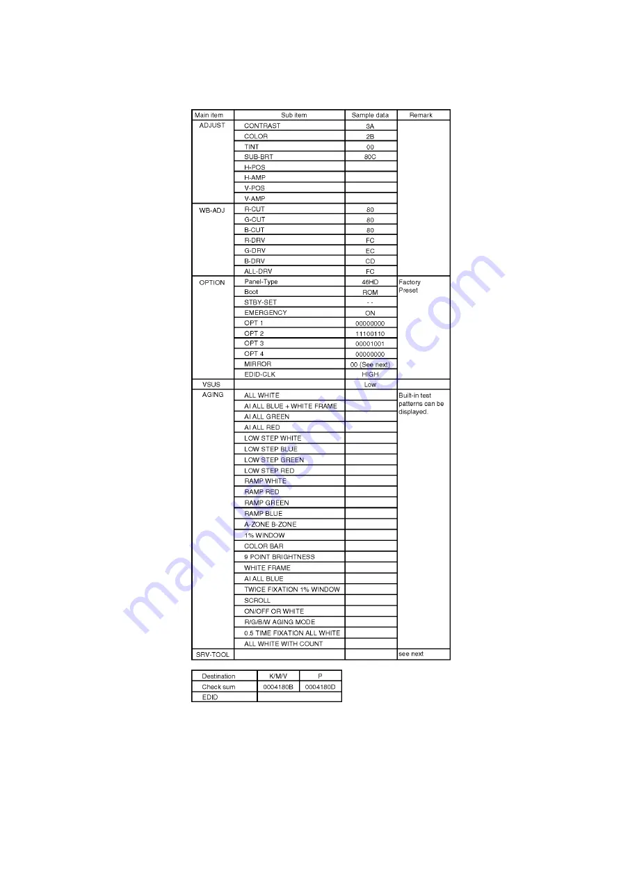 Panasonic Viera TH-P46X20K Service Manual Download Page 11