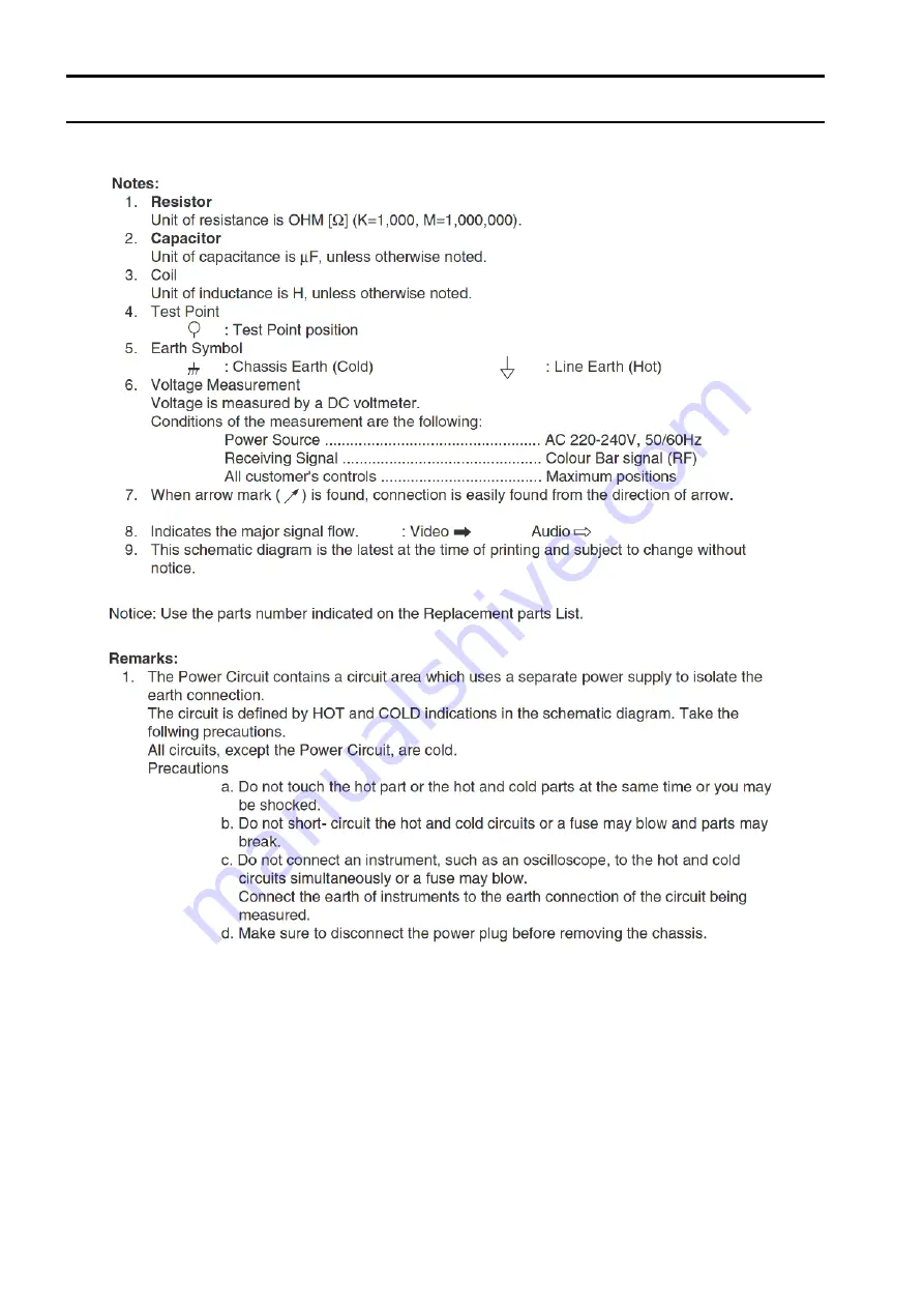 Panasonic Viera TH-P50ST30A Service Manual Download Page 44