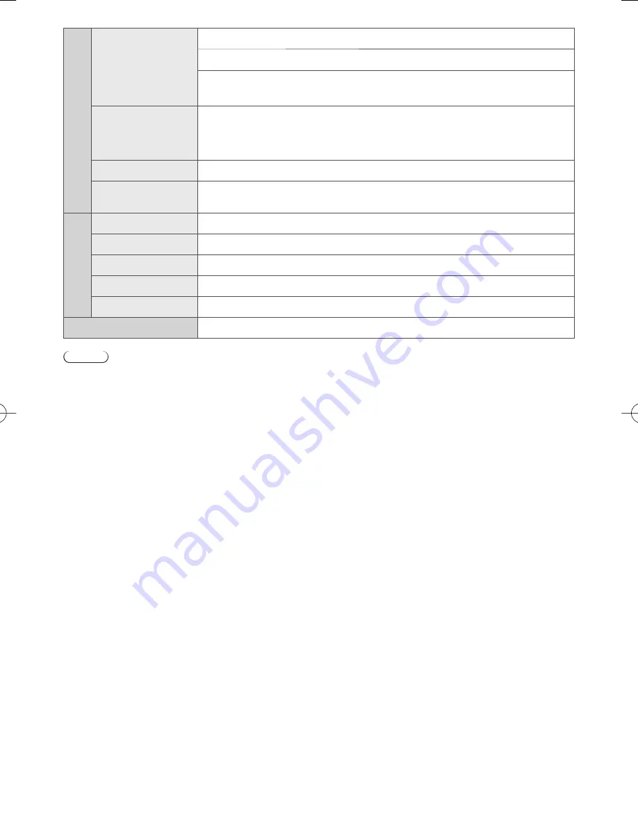 Panasonic Viera TH-P50X60Z Operating Instructions Manual Download Page 35