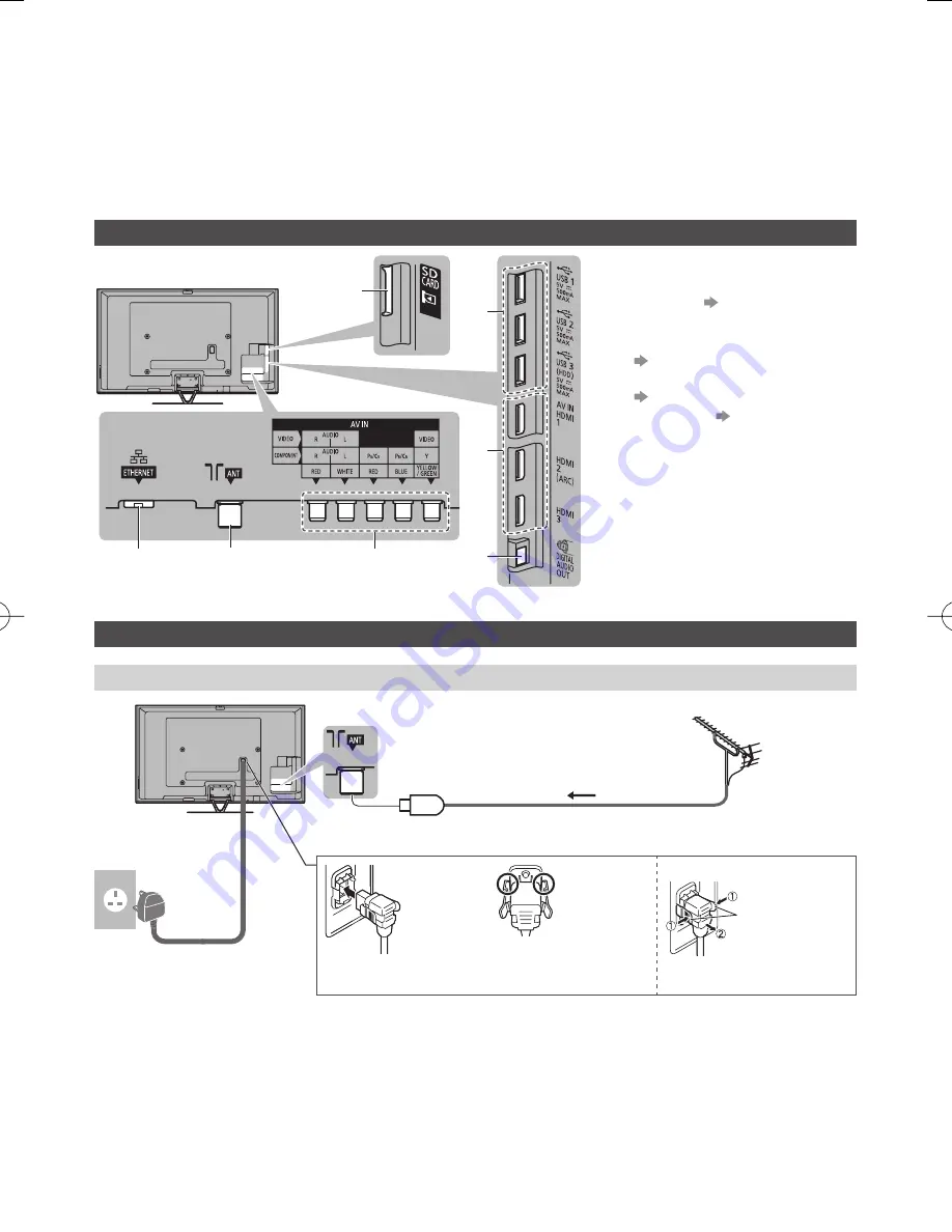 Panasonic Viera TH-P65VT60D Operating Instructions Manual Download Page 8