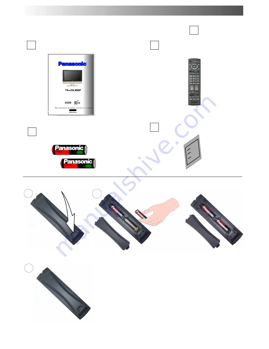 Panasonic Viera TX-23LX50P Operating Instructions Manual Download Page 4