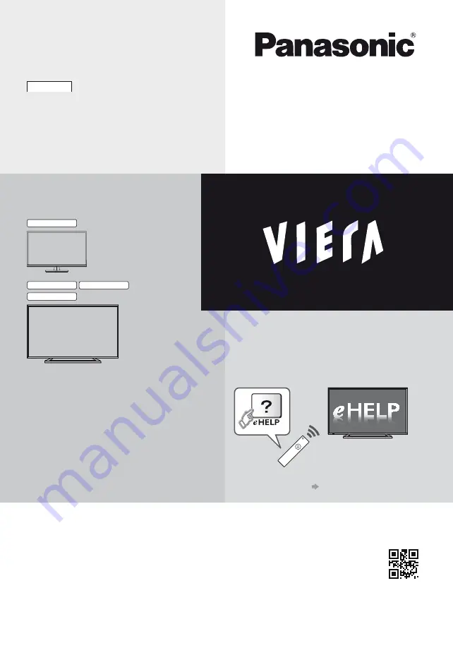 Panasonic Viera TX-24AS510B Operating Instructions Manual Download Page 1