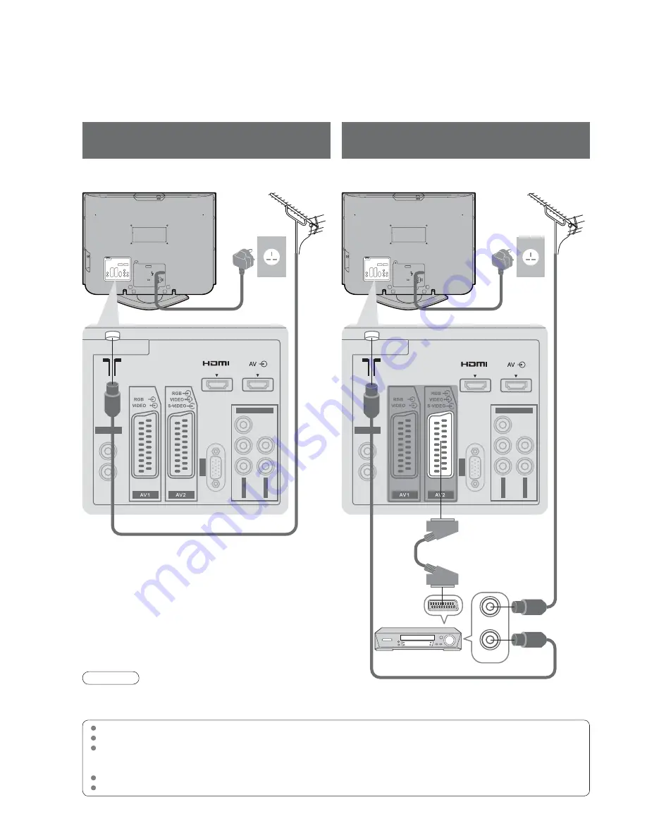 Panasonic Viera TX-26LMD70A Operating Instructions Manual Download Page 8