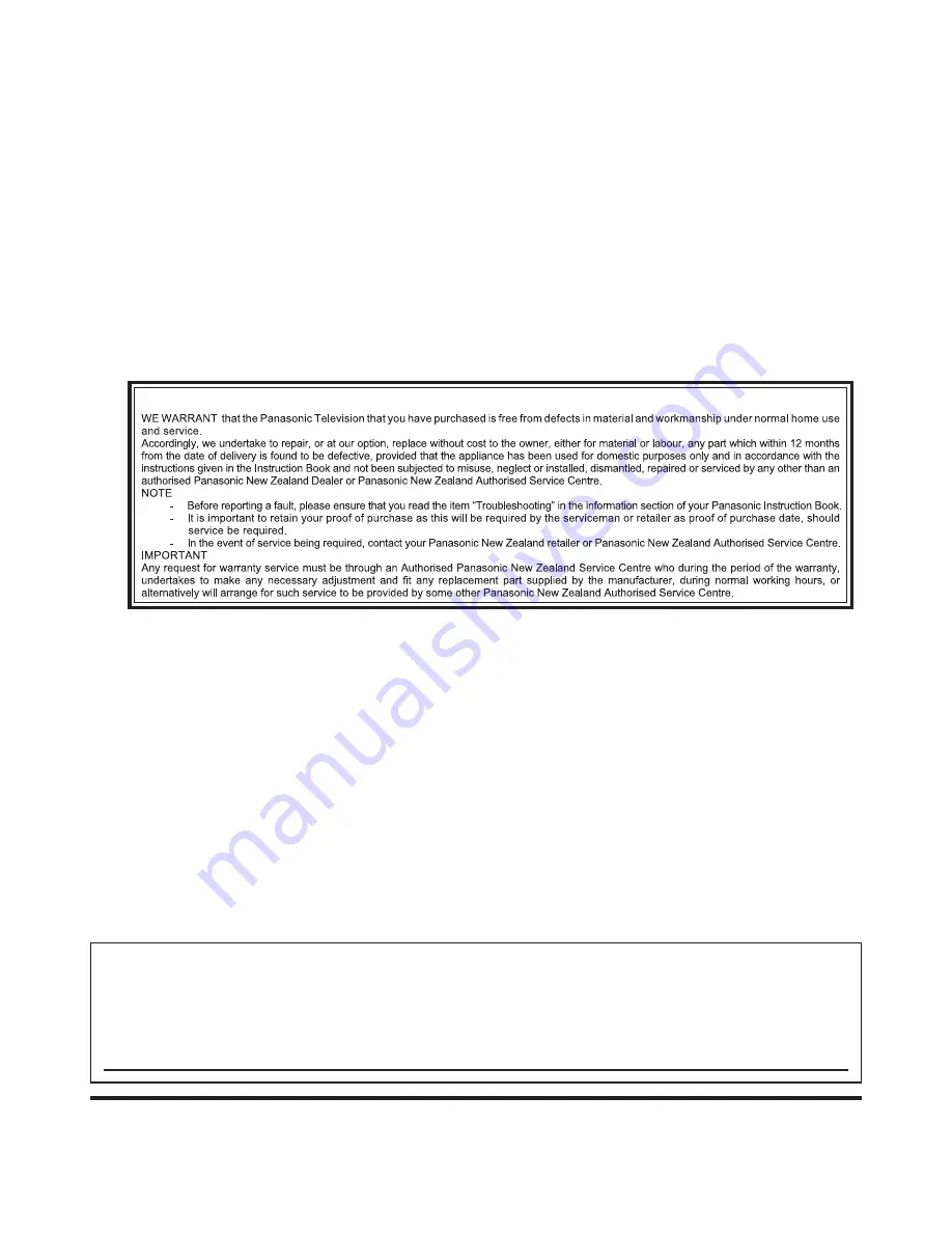 Panasonic Viera TX-32LX800A Operating Instructions Manual Download Page 44