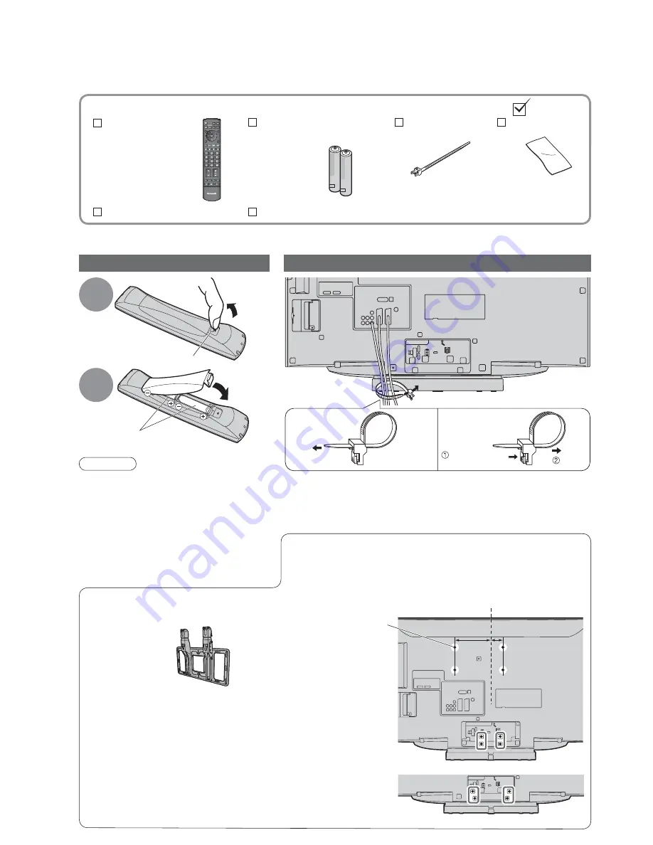 Panasonic Viera TX-32LZD81FV Operating Instructions Manual Download Page 6